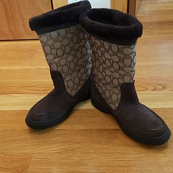 Brand new tags attached coach boots - Picture 1 of 4